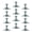 30mm, variant on 12pcs L Track Studs Fitting 20/30/40mm Heavy Duty Aluminum Bolt Down Anchors Points For Truck Bed Modification Threaded