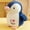 Dark Blue, variant on Gzwccvsn Penguin Stuffed Animal Valentines Day 9.8in Cute Penguin Plush Doll Toys For Girl Hugging Valentines Day Gift Dolls