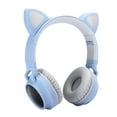thumbnail image 4 of Dioche Cat Ear 5.0 Headphone LED Noise Cancelling Headset Support FM, 4 of 8