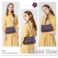 thumbnail image 2 of HAWEE Genuine Leather Purse for Women Hobo Bag Trendy Crossbody Bag and Shoulder Bag with 2 Straps, 2 of 5