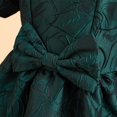 thumbnail image 6 of NAISIBABY Girls Princess Dress, Elegant Wedding Birthday Dress Cute Bow Bubble Sleeve Prom Maxi Dress Green 3T, 6 of 6