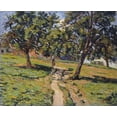 thumbnail image 2 of Guillaumin, Armand 14x12 Gold Ornate Wood Framed with Double Matting Museum Art Print Titled - Pathe at Damiette, 2 of 4