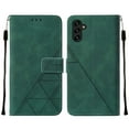 thumbnail image 2 of Embossed Wallet Case for Samsung Galaxy A53 5G, Magnetic Clasp Card Slots Holder Luxury Business PU Leather Flip Folio Cover with Kickstand Wireless Charging Case,Darkgreen, 2 of 6