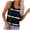 Black, variant on Zpanxa Womens Tank Tops Sling Shirts O Neck Striped Print Summer Casual Sleeveless Tank Blue L