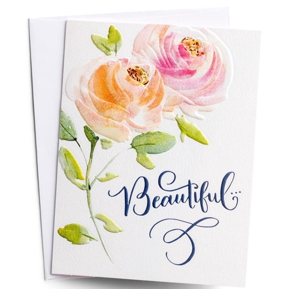 DaySpring Greeting Cards Happy Birthday Beautiful Premium 3 Count