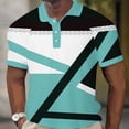thumbnail image 3 of Camisas de Manga Larga para Hombres Impresos Girar Hacia Abajo Botones de Cuello Lateral Dividido, Casual Camiseta Blusa para Hombres, 3 of 4