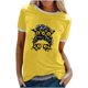 thumbnail image 1 of Camiseta holgada cómoda debajo de la cintura con cuello redondo y estampado elegante para mujer, blusa de manga corta, Tops informales OAVQHLG3B Store lin121212, 1 of 5