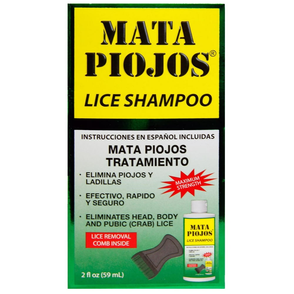 Mata Piojos Lice Shampoo, 2 fl oz.