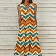 thumbnail image 2 of DeHolifer Women's Dress Plus Size Summer Floral Casual Midi Sundress Sleeveless V-Neck Long Tank Dresses with Pockets Multicolor S, 2 of 5
