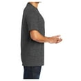 thumbnail image 3 of Yellow Rooster Men's Core Blend Cotton/Polyester Tee Shirt Dark Heather Grey M, 3 of 6