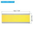 thumbnail image 2 of Uxcell Guided Reading Strips Tracking Highlight Colored Overlay Bookmark Yellow 12 Pcs, 2 of 6