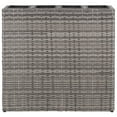 thumbnail image 3 of vidaXL Planter Patio Outdoor Flower Box with Removable Inner Pots Poly Rattan, 3 of 19
