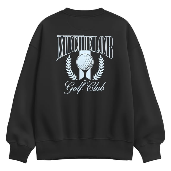 Michelob Ultra - Michelob Golf Club - Ladies Oversized Fleece Crew Sweatshirt