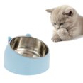 thumbnail image 1 of Muyoka Cuenco para gatos Austok, cuenco de comida para gatos elevado inclinado, platos de alimentación de mascotas de porcelana para gatos, perros pequeños, protege la columna vertebral de las mascota Muyoka Hogar, 1 of 7