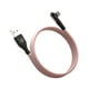 thumbnail image 1 of Cable de carga rápida USB-C de silicona líquida en forma de L de 2,4 A con forma de L y 1 metro de longitud., 1 of 2