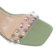 thumbnail image 3 of YOWMNS Women's Elegant High Heel Strass Sandals Perfect for Beach and Evening Wear, 3 of 5
