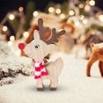 thumbnail image 4 of Ganfancp Christmas Deer Decoration Christmas Jewelry Gift Lovely Wood Crafts Household Holiday Supplies Ofertas Del Día Sólo En Línea 1X Adorno Navideño de Ciervo, 4 of 5