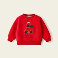 thumbnail image 5 of Chandail à Col Rond Imprimé pour Petits Enfants, Manches Longues, Chandail Confortable pour Filles, Haut à Capuche Décontracté, Tenue de Vacances Festive, Tenue à Capuche pour Petite Fille, Vêtements d'Été pour Bébé Garçon, Grande Taille Anime Rouge 7-8 Ans, 5 of 5