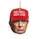 thumbnail image 2 of Patriótico Donald Trump 2024 Adorno Navideño 2D Acrílico Dibujos Animados (11), 2 of 6
