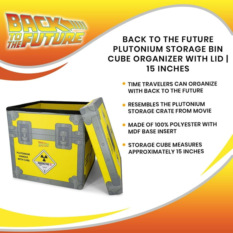 Back to the Future Plutonium Storage Bin Cube Organizer with