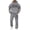 Grey&1080, variant on CONFREE Mens Sweatsuit 2 Peice Sets Lined Sweat Suit for Men Letter Graphic Y2K Hoodies Sweatpants Outfits Warm Fall Winter Track Suits Set