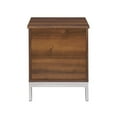 thumbnail image 4 of ACME Furniture Sterret Nightstand in Silver and Walnut, 4 of 4