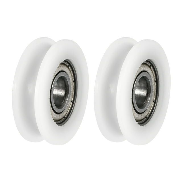 Unique Bargains U66ZZ U Roulements à Billes à Double Métal Blindé 6x22x7mm (GCr15) Roulements en Acier Chromé 2 pcs