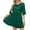 Green, variant on NXMZXB Sparkly Glitter Dress, Sequin Babydoll Summer Dress Loose Fit Casual Short Flowy Tiered Tunic Dress for Women Party Club Night Hot Pink L