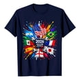 thumbnail image 5 of 2026 New USA Soccer Jersey T-Shirt, United States Jersey Soccer, USA Team Pattern Crew Neck Short Sleeve Athletic Casual Football Top for Adult(Royal Blue, 3XL), 5 of 6