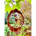 thumbnail image 3 of Dundee Deco's Wind Spinner in Gift Box - 3D Hanging Indoor Outdoor Yard Garden Decoration - Mandala - Hummingbirds - Red Yellow Green - 12 in - Unique Gift Idea For Men Women, Souvenir, Present, 3 of 6