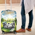 thumbnail image 4 of Happy Retirement with Scottish Fold Enjoy Life Rest Time Travel Luggage Cover Cat Lover Kitten Owner Gifts Suitcase Dust Protective Decor - 02027, 4 of 5