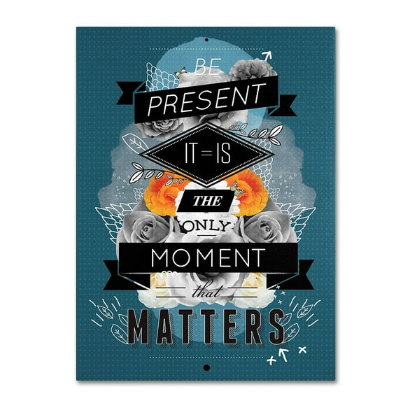Trademark Fine Art 'The Present' Canvas Art by Kavan & Co