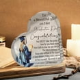 thumbnail image 4 of Funny Inspirational Graduation Acrylic Desk Sign for High School College Graduates 2025 Heart Keepsake Daughter Teens, 4 of 7