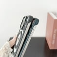 thumbnail image 5 of Frameless Magnetic Case for iPhone 13 Pro Max with Stand [Compatible with Mag-Safe] [ Lens Kickstand] Rugged PC Carbon Fiber Texture Heat Dissipation Slim Shockproof Phone Cover, Black, 5 of 9
