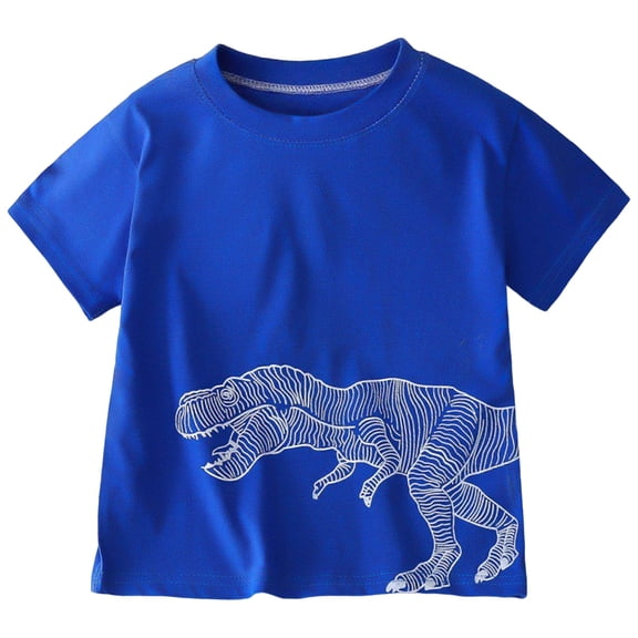 Quealent Toddler Baby Boys Girls Cotton Shirts Bus Racing Race Car T-Shirts Kids Summer Short Sleeve Tee Tops Clothes (Blue, 11-12 Years)