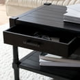 thumbnail image 2 of SAFAVIEH Filbert Solid 2 Drawer Coffee Table, Black, 2 of 14