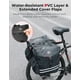 thumbnail image 3 of Alforjas para bicicleta KEMIMOTO, 40 L, para portaequipajes trasero, impermeable, color negro, 3 of 9