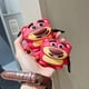 thumbnail image 3 of Funda de silicona para auriculares con dibujos de oso fresa en 3D, funda para auriculares inalámbricos de segunda generación para Airpods Pro, llavero para Airpods, 3 of 4