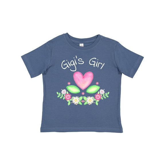 Inktastic Gigi's Girl- Heart Flowers Girls Toddler T-Shirt