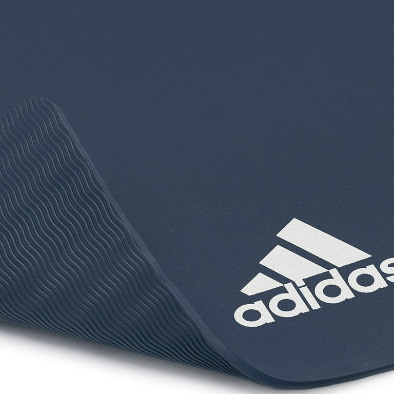 Karu Ingrijpen Klik Adidas Universal Exercise Slip Resistant Fitness Yoga Mat, 8mm, Trace Blue  - Walmart.com