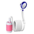thumbnail image 1 of S SERENABLE Portable Personal Electric Shower Shower for Camping Hiking Pink, 1 of 9