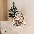 thumbnail image 2 of Double Cartoon Holiday Cottage 3D Acrylic Irregular Diamond Handicraft, 2 of 9