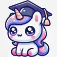 thumbnail image 3 of CafePress - Unicorn Graduate Cute School Kids Baseball T Shirt - Kids Cotton Baseball Jersey, 3/4 Sleeve Shirt, 3 of 4