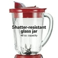 Hamilton Beach Wave Action Quiet Blender, 48 oz. Glass Jar, 12 Blending