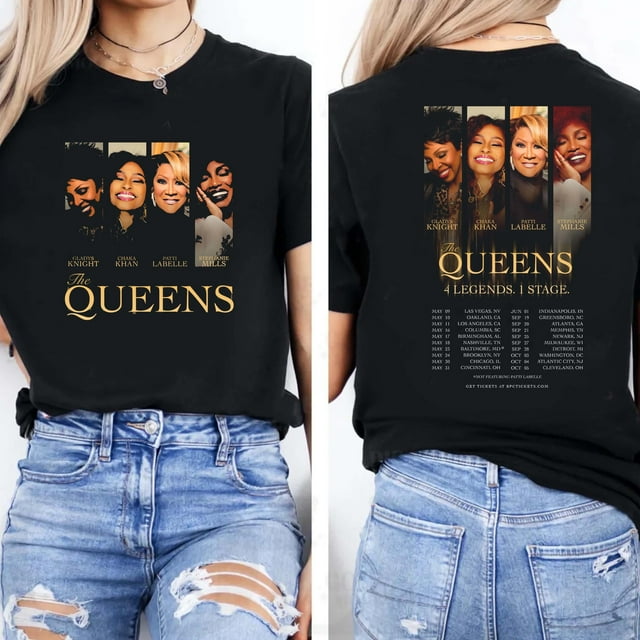 The Queens Tour T-Shirt, Unisex Concert Tee, Music Legends Tee, Gift for Fans, Perfect for - As Picture - 3XL