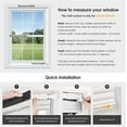 thumbnail image 6 of LazBlinds No Tools No Drill Cordless 1" Vinyl Mini Blinds, 100% Blackout Blinds for Indoor Windows, Room Darkening Privacy Window Blinds and Shades for Interior, 35" W x 64" H, White, 6 of 6