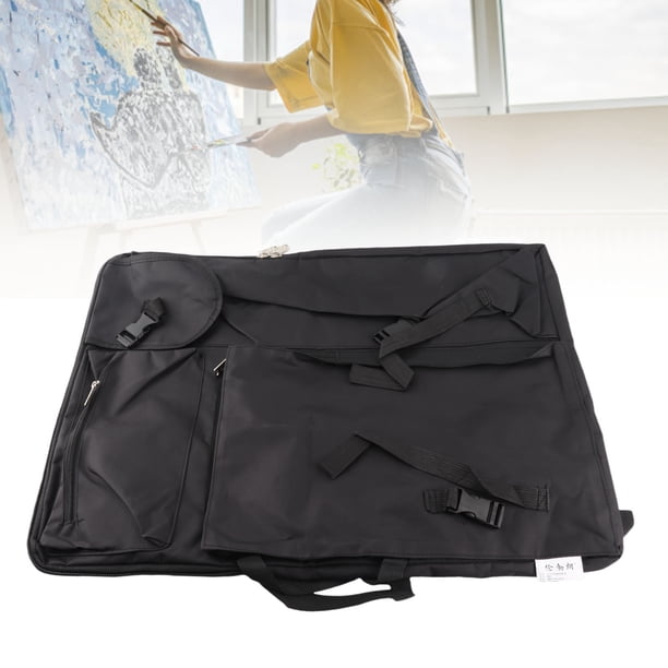 Bolsa De Suministros De Arte De Lienzo Grande Para Pintar De Viaje Rojo
