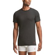 Polo Ralph Lauren Men's Stretch Classic Fit Crew Neck T-Shirts 3-Pack Black 1X