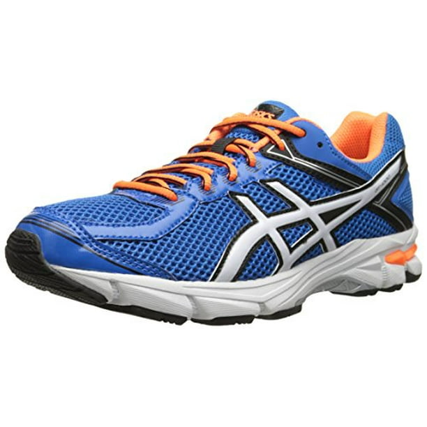 Asics Gt 1000 4 Gs Running Shoe Little Kid Big Kid Electric Blue White Orange 3 M Us Little Kid Walmart Com