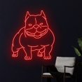 thumbnail image 3 of Handmadetneonsign American Bully Neon Sign, Bully Dog Wall Art Decor, Pet Spa Grooming Wall Decor, 3 of 5